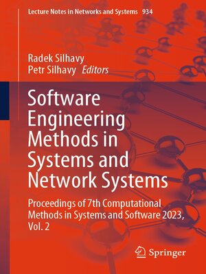 cover image of Software Engineering Methods in Systems and Network Systems